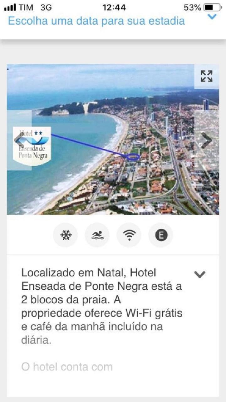 Hotel Enseada De Ponta Negra ناتال المظهر الخارجي الصورة